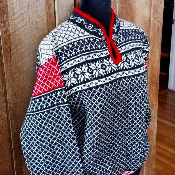 Vintage ALPS 90% Wool Nordic Sweater - Picture 3 of 6